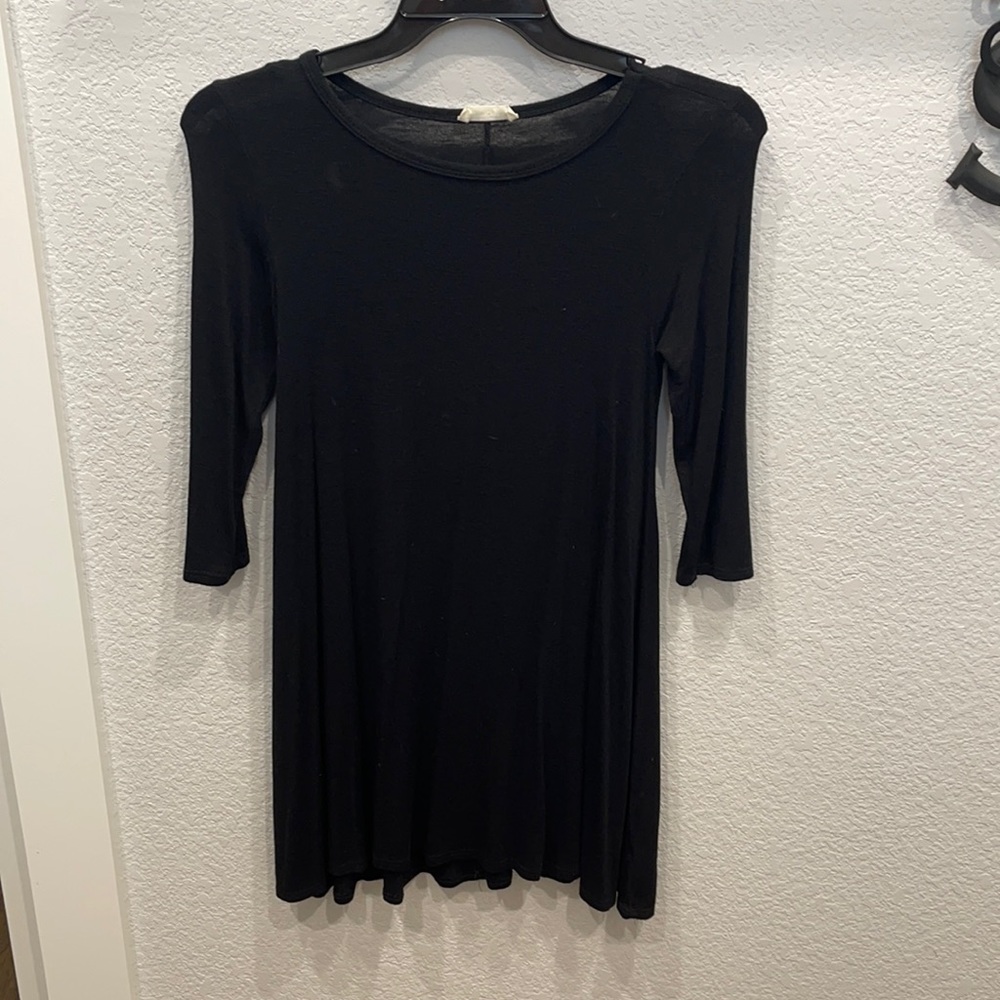 Sinc 1/4 Length Sleeve T-Shirt Dress